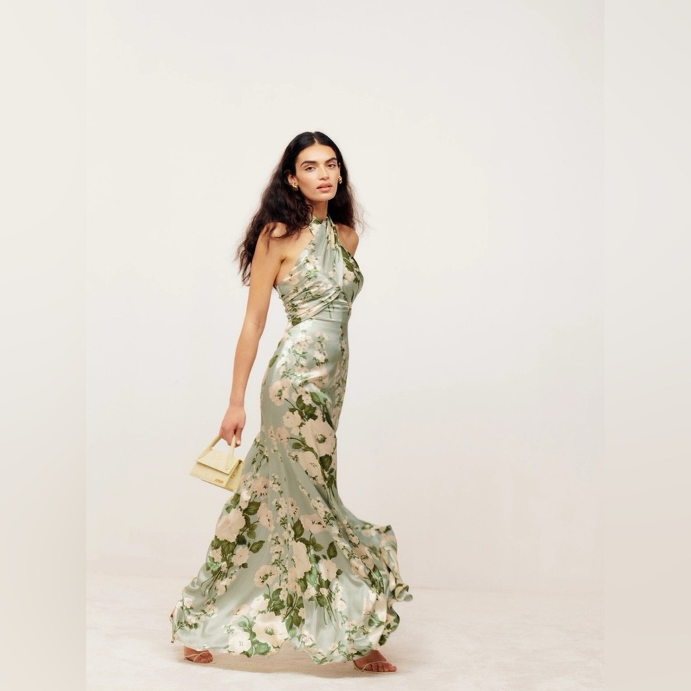 Reformation Veria Silk Dress